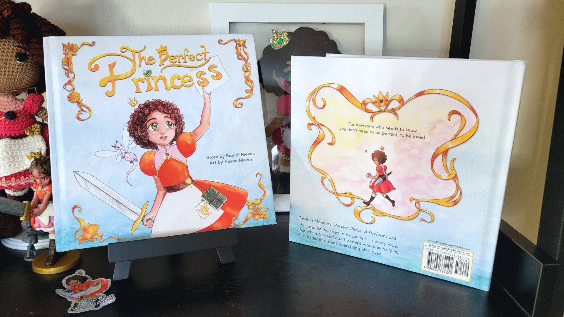 Photo of The Perfect Princess book front and back covers